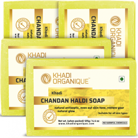 Khadi Organique Chandan Haldi Soap